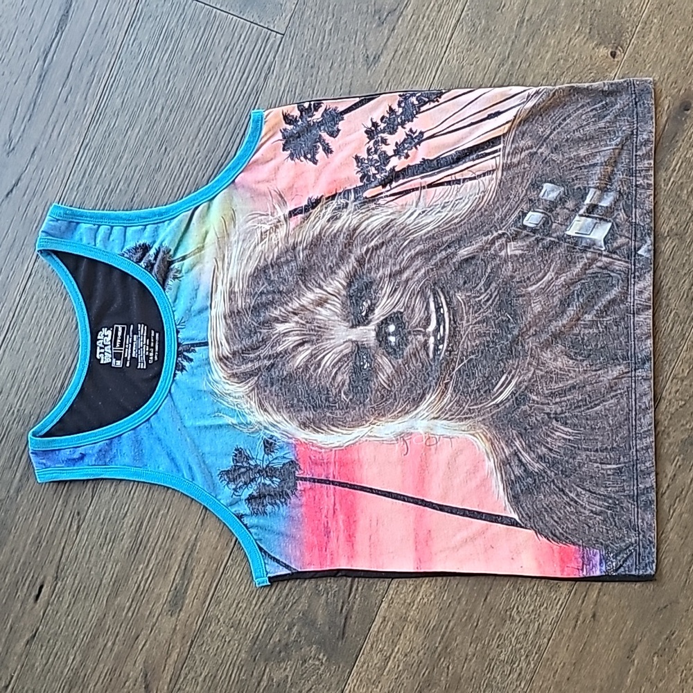 OFFICIAL STARWARS MUSCLE SHIRT SIZE MEDIUM